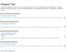 Tablet Screenshot of blog.esupport.com